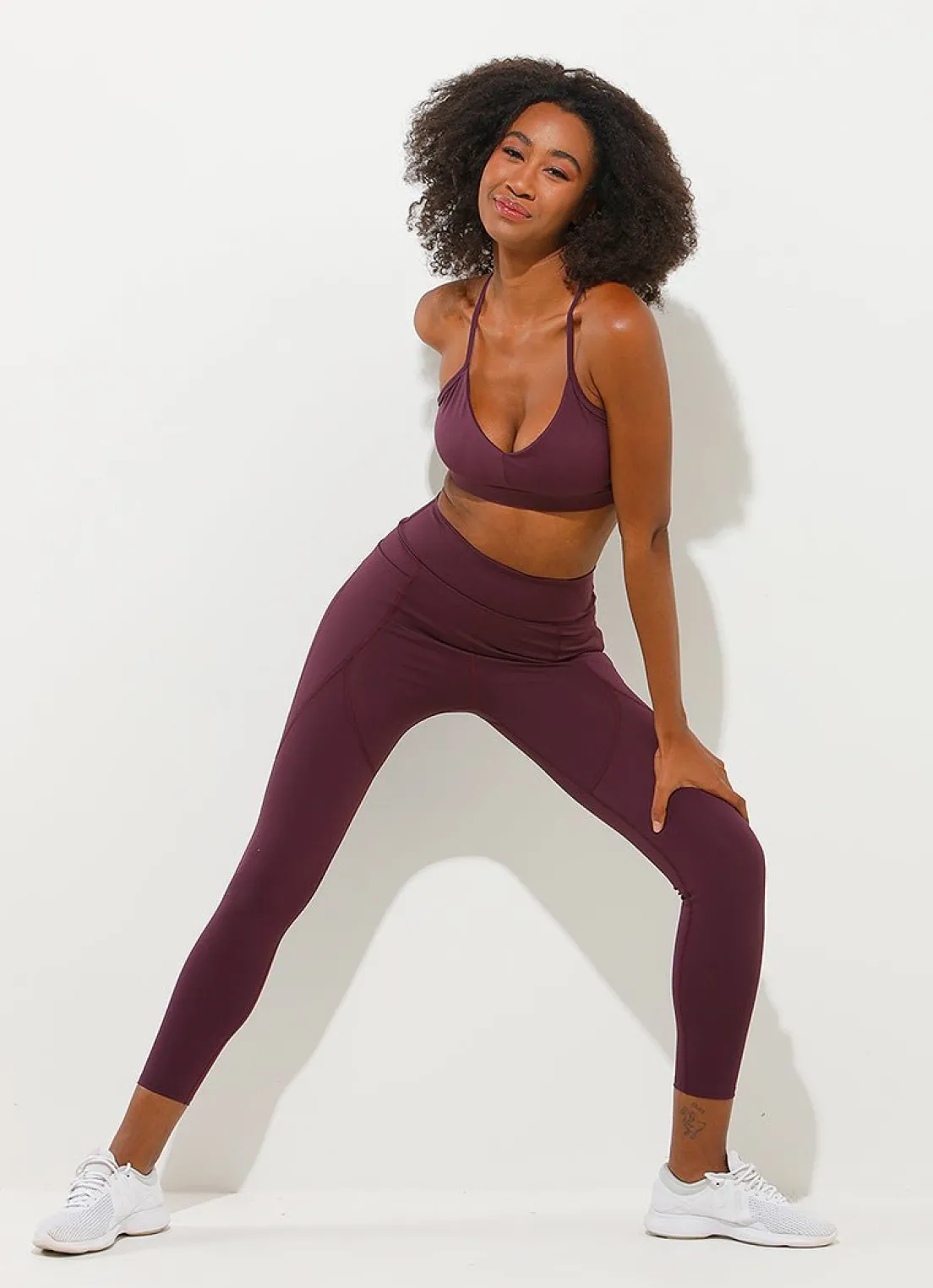 Dona Jo leggings & capris>Adapt Leggings Cabernet