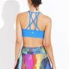 Dona Jo sports bras>Amplify Bra Blue