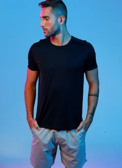 Dona Jo short sleeve shirts>A.O.P Shirt UPF 50+ Black