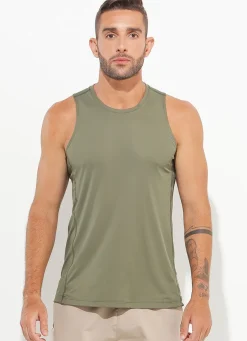 Dona Jo tank tops>A.O.P Tank UPF 50+ Alcaparra