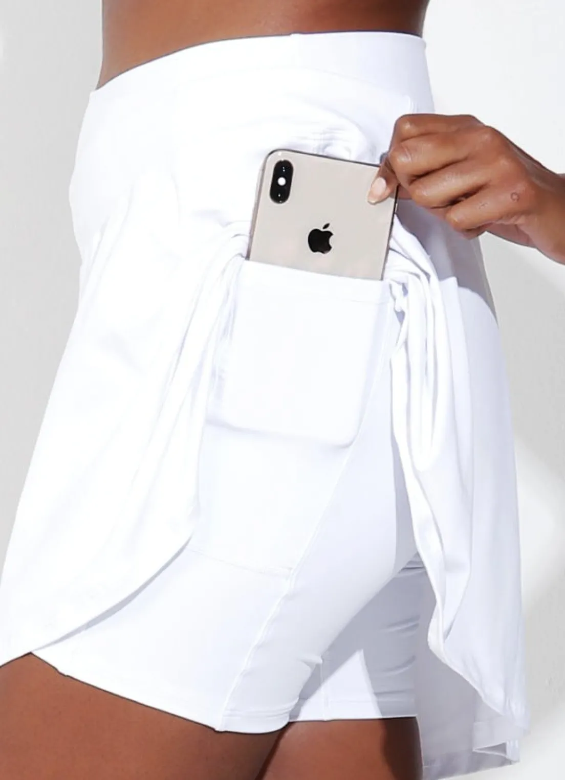Dona Jo Dresses|skirts>Birdie Skirt / Skort 17 White