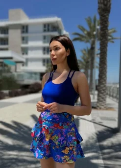 Dona Jo tank tops>Breathe Tank Oceano