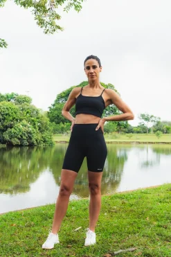 Dona Jo shorts>Compress Biker Short Black