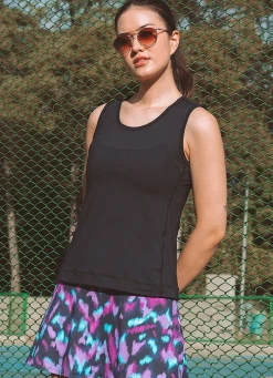 Dona Jo tank tops>Court Tank Black