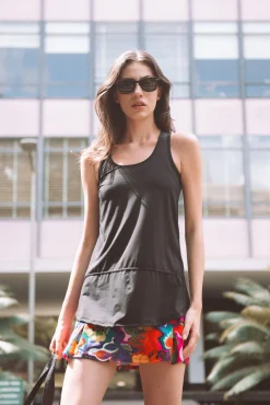 Dona Jo tank tops>Day Glow Tank Black