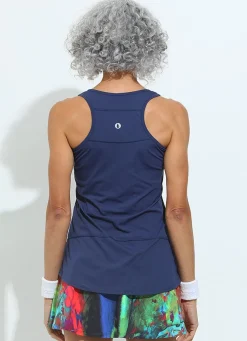 Dona Jo tank tops>Day Glow Tank Navy