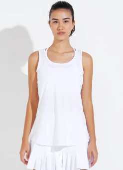 Dona Jo tank tops>Day Glow Tank White