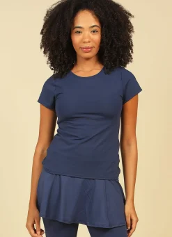 Dona Jo short sleeve shirts>DJ Action Shirt Navy