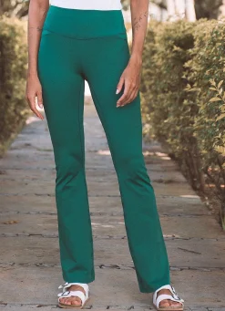 Dona Jo leggings & capris>DJ Flare Pant Galapagos