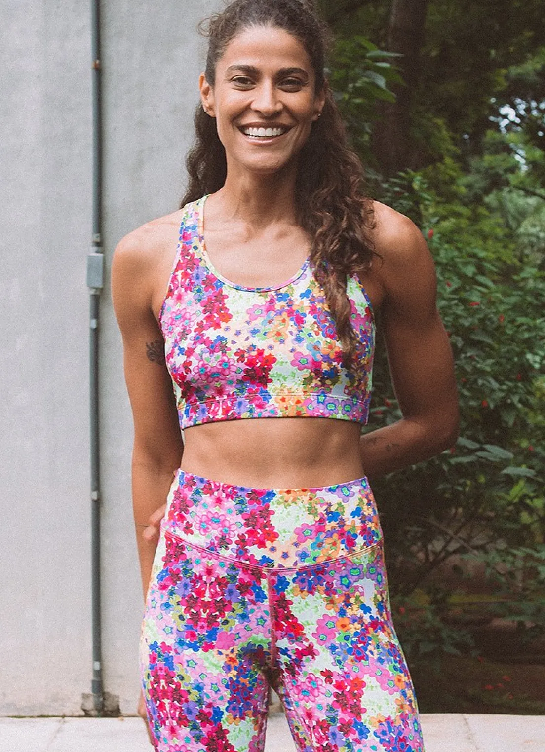 Dona Jo sports bras>Ease Bra Floret