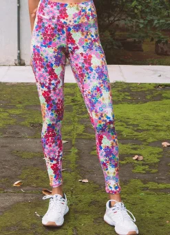 Dona Jo leggings & capris>Ease Legging Floret