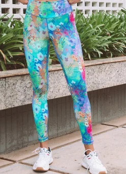 Dona Jo leggings & capris>Ease Legging Flourish