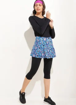 Dona Jo skirted leggings & capris|skirted leggings & capris><noscript><img width=