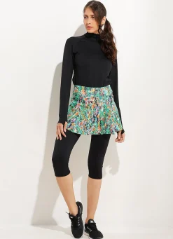 Dona Jo skirted leggings & capris|skirted leggings & capris><noscript><img width=