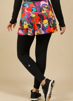 Dona Jo skirted leggings & capris|skirted leggings & capris><noscript><img width=