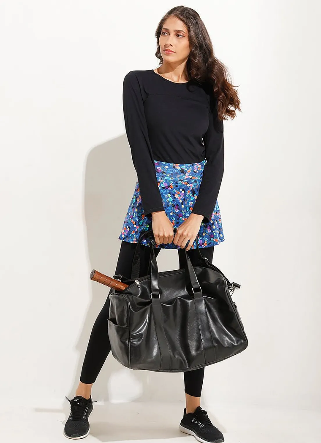 Dona Jo skirted leggings & capris|skirted leggings & capris>Love Skirted Legging Elira