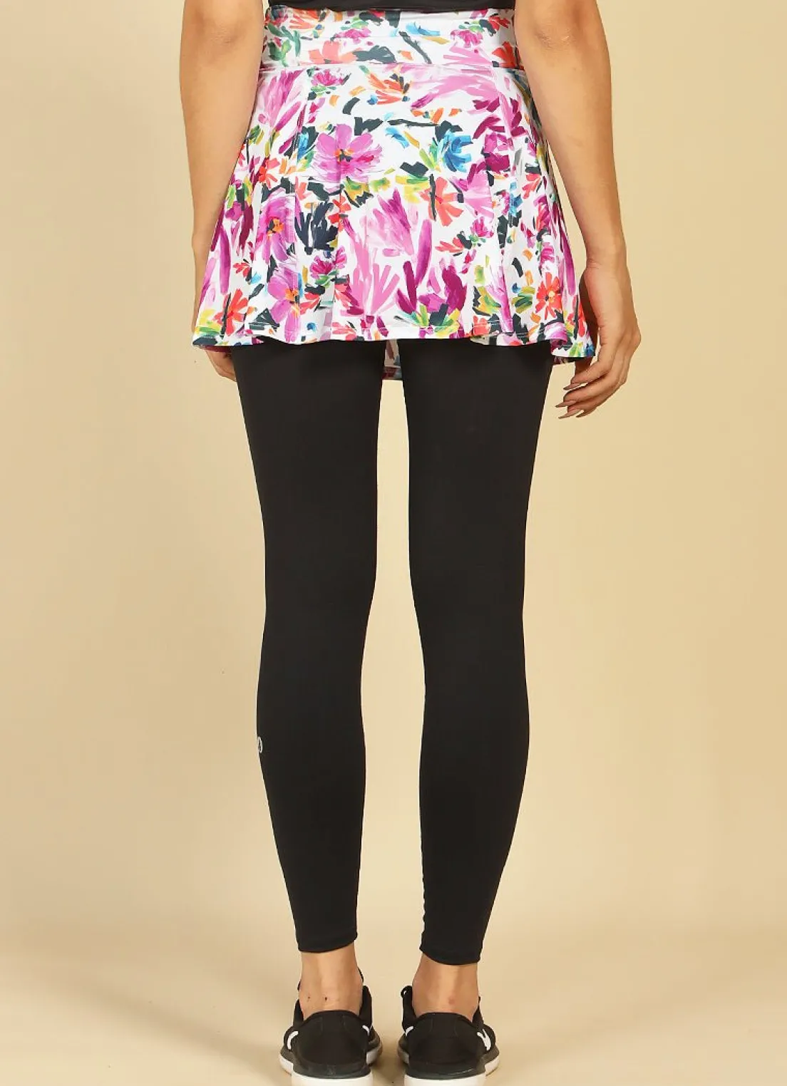 Dona Jo skirted leggings & capris|skirted leggings & capris>Love Skirted Legging Flore