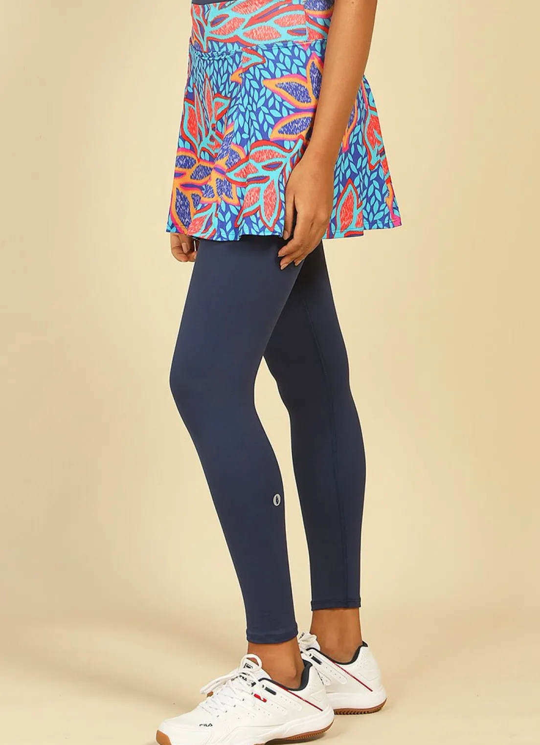 Dona Jo skirted leggings & capris|skirted leggings & capris>Love Skirted Legging Lupine