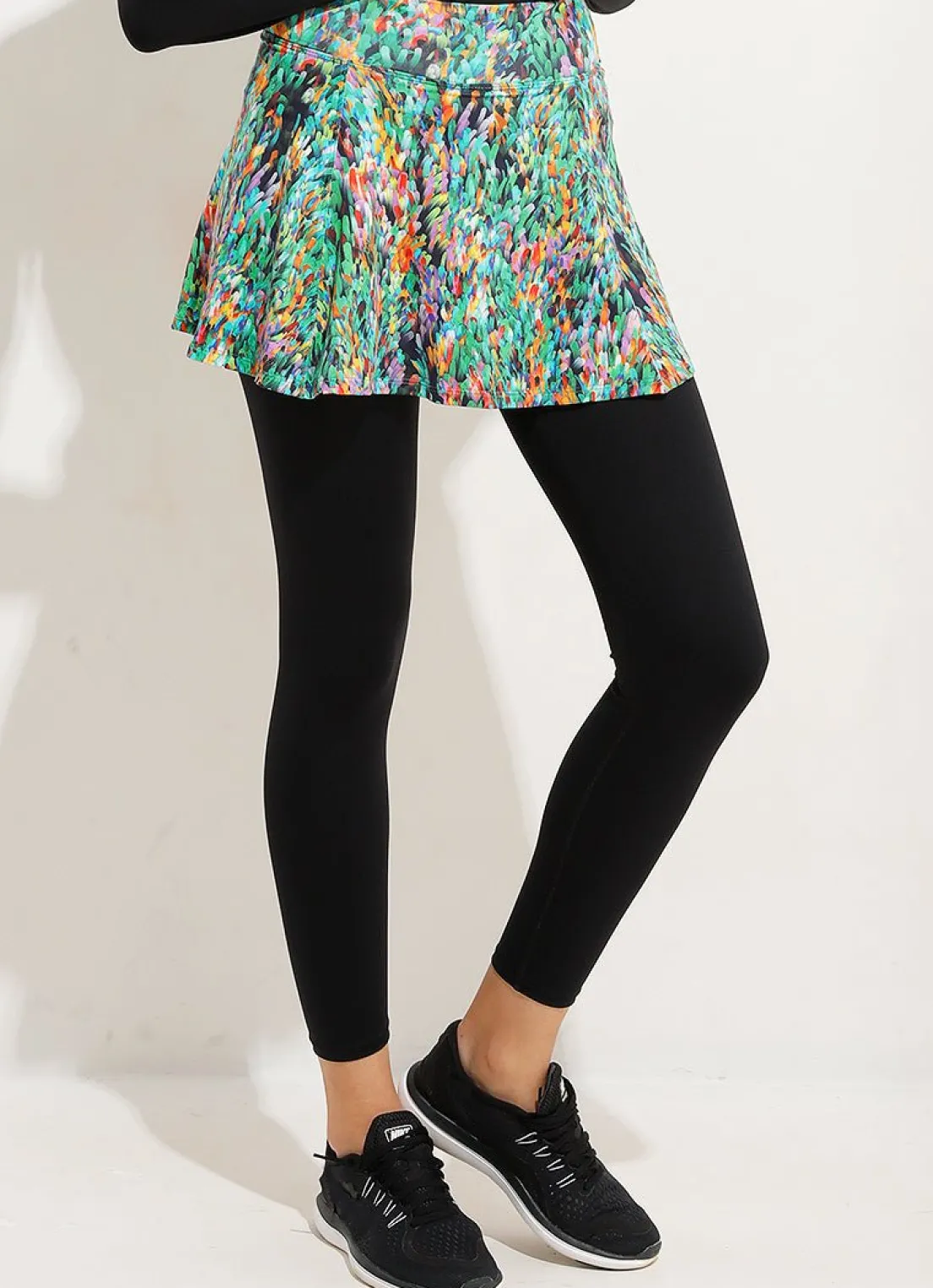 Dona Jo skirted leggings & capris|skirted leggings & capris>Love Skirted Legging Serene