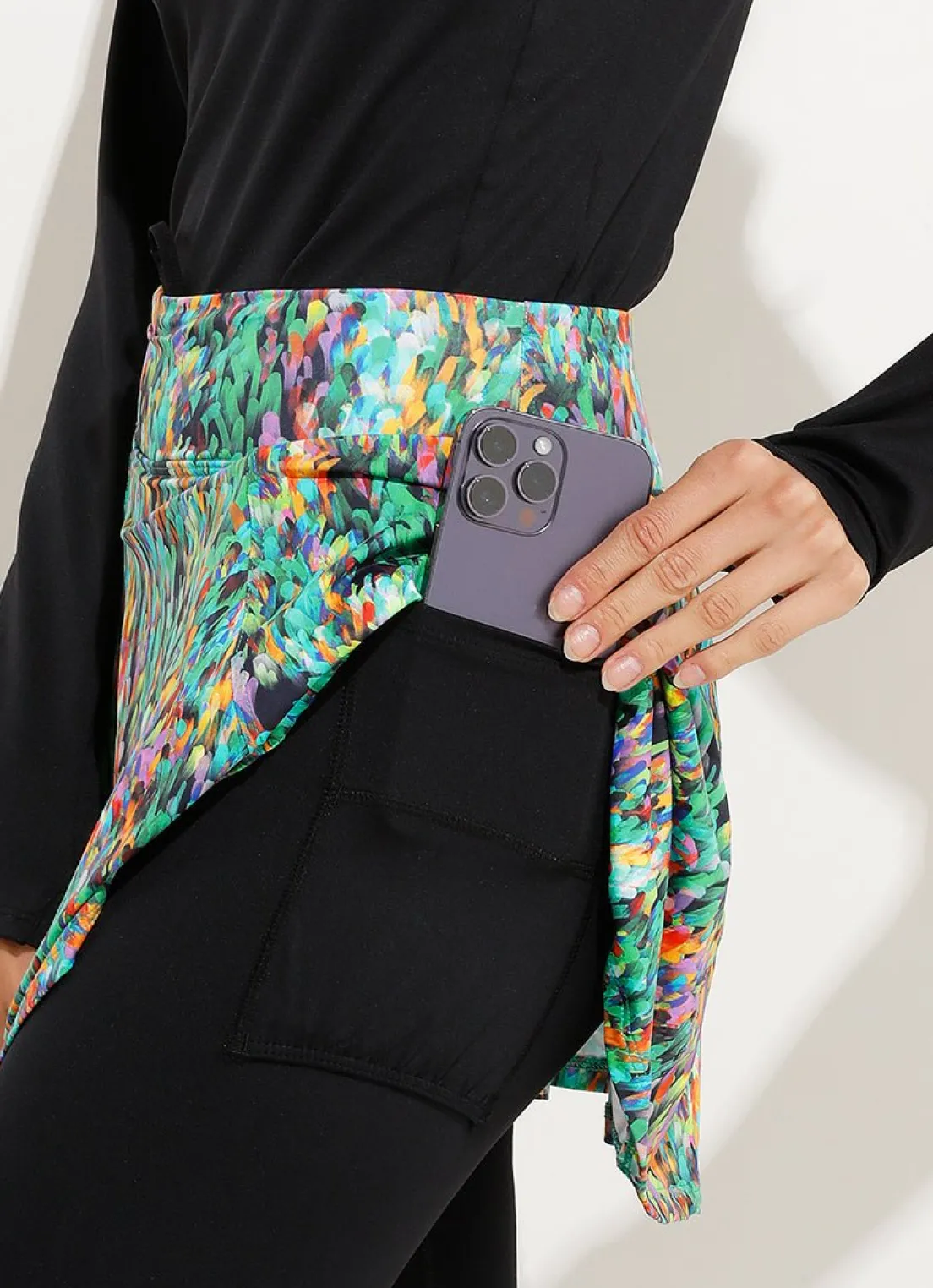 Dona Jo skirted leggings & capris|skirted leggings & capris>Love Skirted Legging Serene