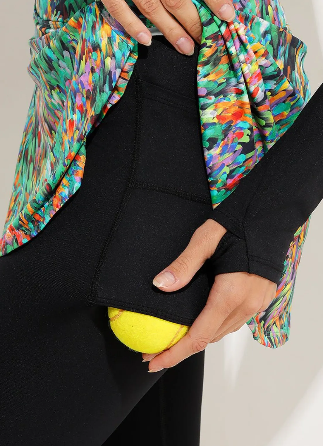 Dona Jo skirted leggings & capris|skirted leggings & capris>Love Skirted Legging Serene