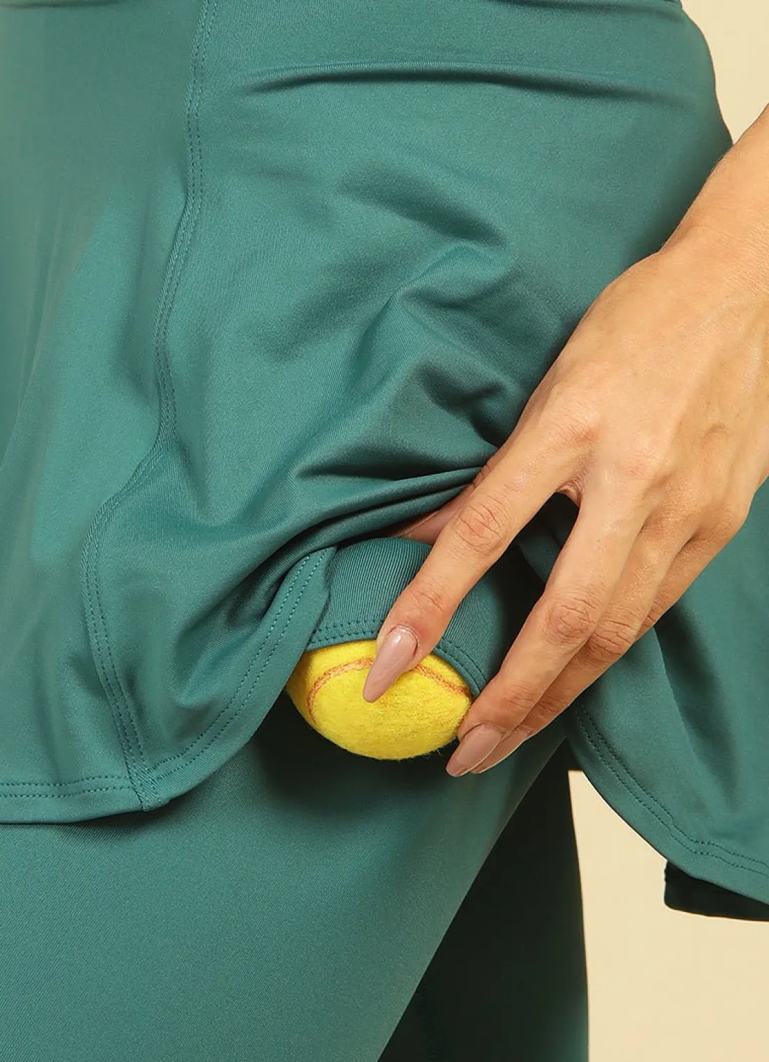 Dona Jo skirted leggings & capris|skirted leggings & capris>Love Skirted Legging Verde Real