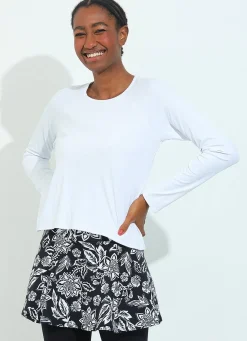 Dona Jo long sleeve shirts>Move Shirt UPF 50+ White