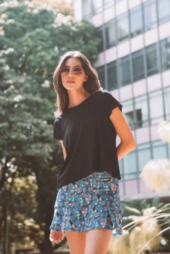 Dona Jo short sleeve shirts>Move T UPF 50+ Black