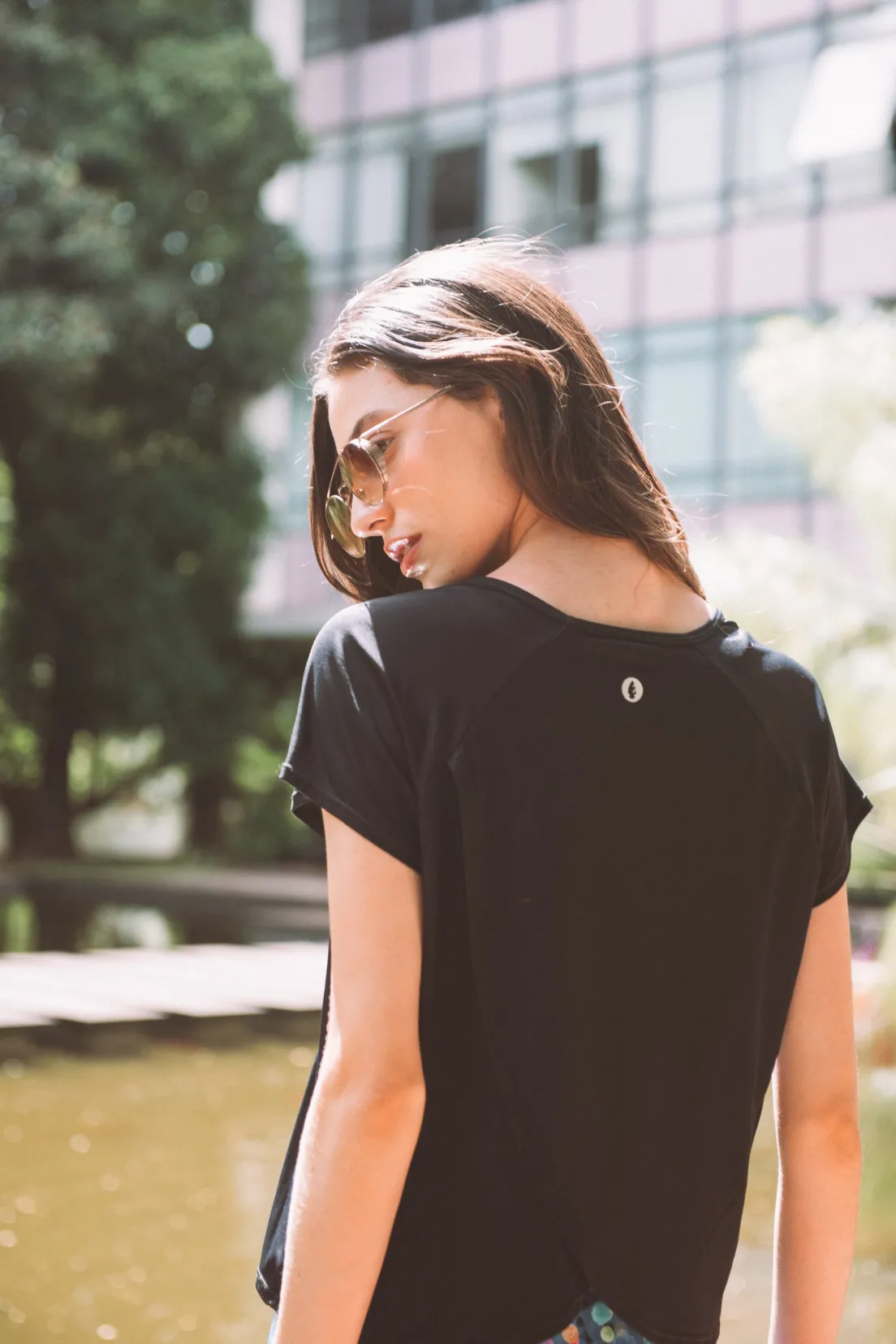 Dona Jo short sleeve shirts>Move T UPF 50+ Black