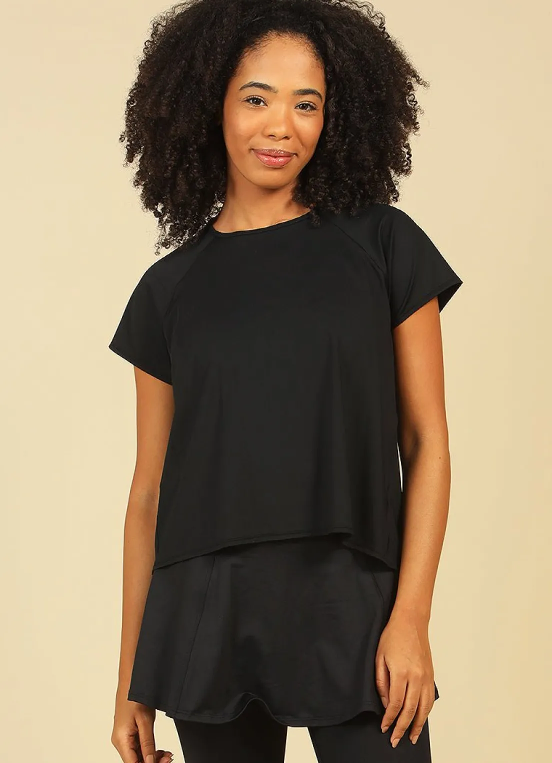 Dona Jo short sleeve shirts>Move T UPF 50+ Black