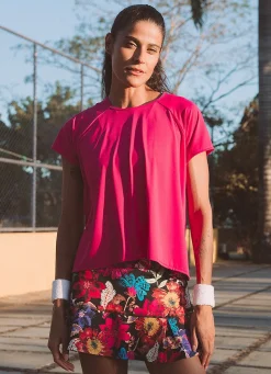 Dona Jo short sleeve shirts>Move T UPF 50+ Calla