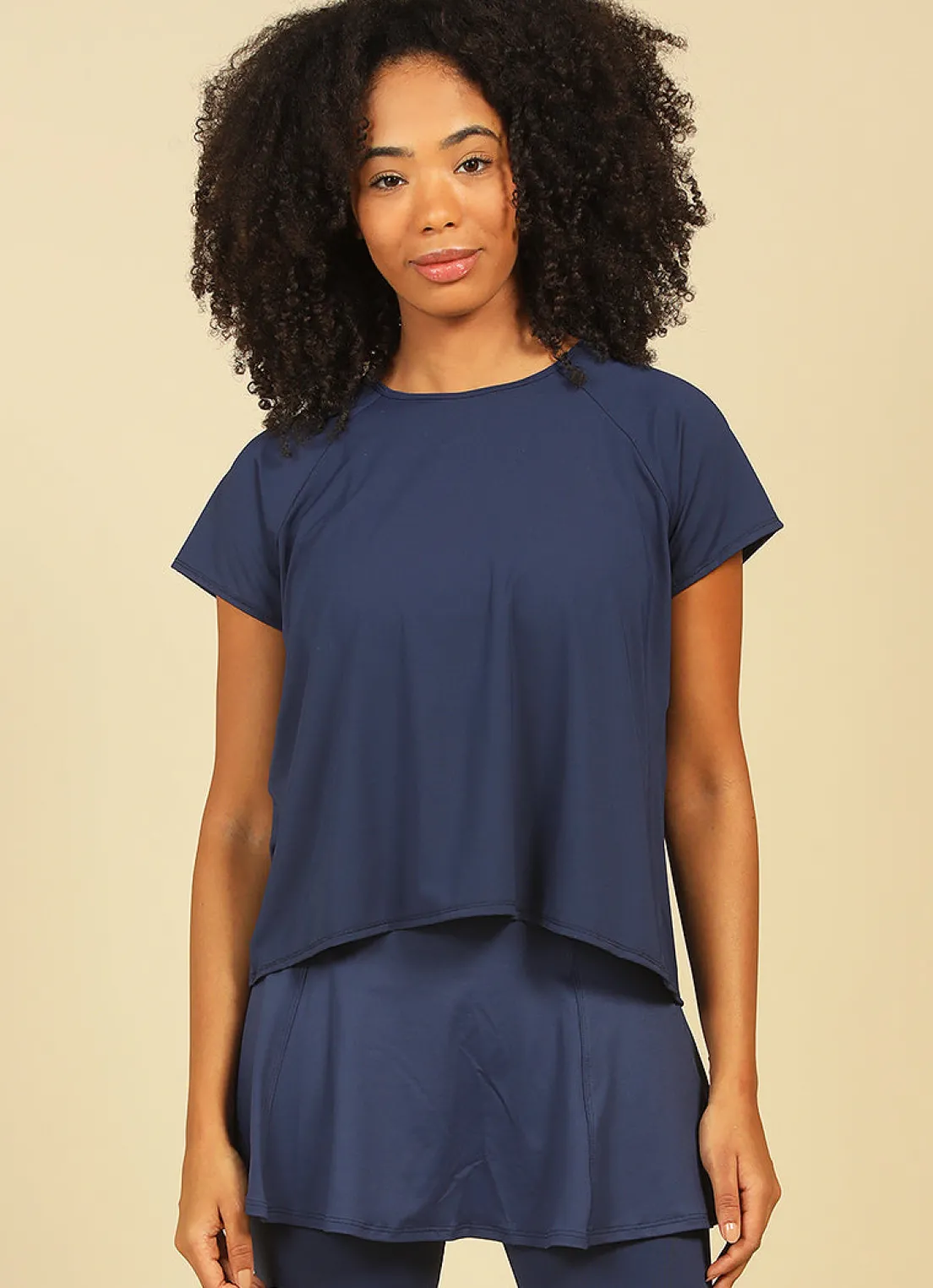 Dona Jo short sleeve shirts>Move T UPF 50+ Navy