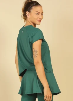 Dona Jo short sleeve shirts>Move T UPF 50+ Verde Real