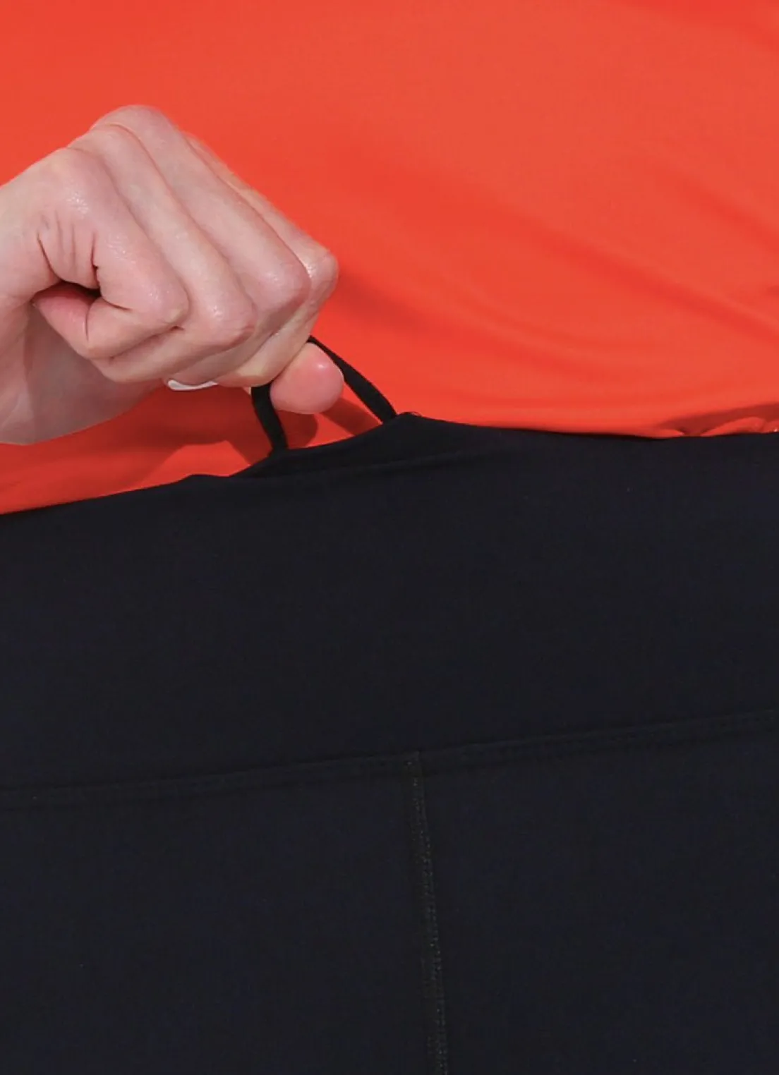 Dona Jo leggings & capris>Running Crop Black