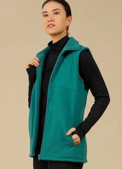 Dona Jo jackets & vests>Sherpa Vest Blue