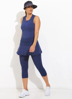 Dona Jo skirted leggings & capris|skirted leggings & capris><noscript><img width=
