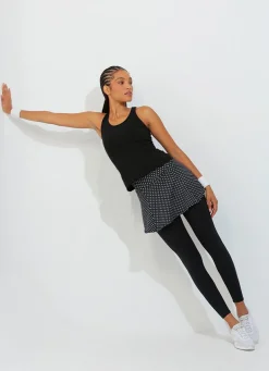Dona Jo skirted leggings & capris|skirted leggings & capris><noscript><img width=