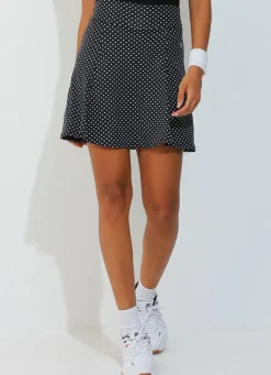 Dona Jo Dresses|skirts>Ultimate Skirt / Skort 17 Black Polka Dot