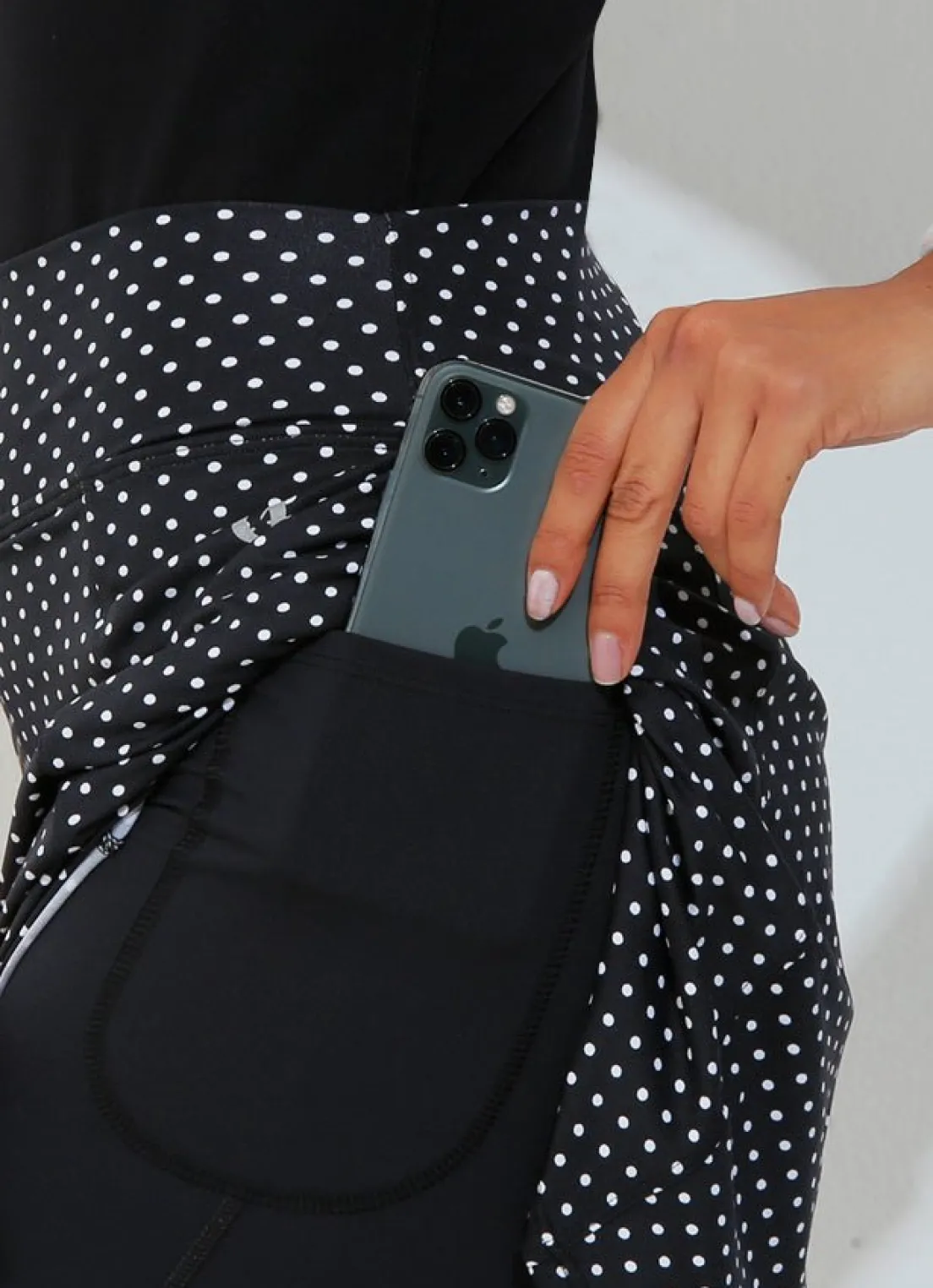 Dona Jo Dresses|skirts>Ultimate Skirt / Skort 17 Black Polka Dot