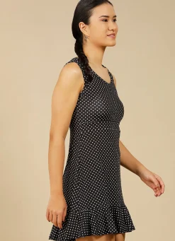 Dona Jo dresses>Up Dress Black Polka Dot