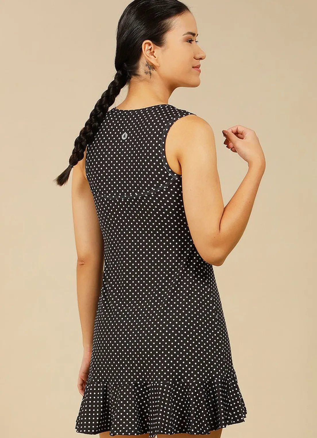Dona Jo dresses>Up Dress Black Polka Dot