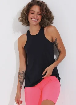 Dona Jo tank tops>Urban Tank UPF 50+ Black