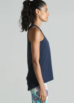 Dona Jo tank tops>Urban Tank UPF 50+ Navy
