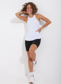 Dona Jo tank tops>Urban Tank UPF 50+ White