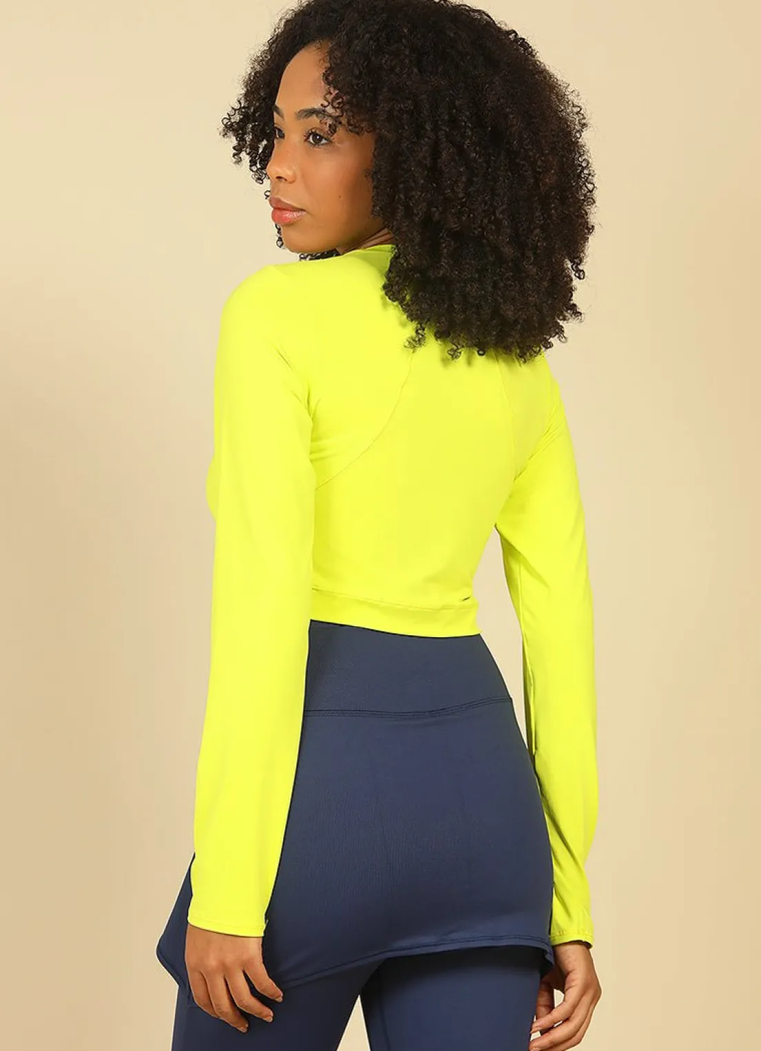 Dona Jo long sleeve shirts>UV Pro Cropped UPF 50+ Caipi