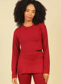 Dona Jo long sleeve shirts>UV Pro Cropped UPF 50+ Imperio