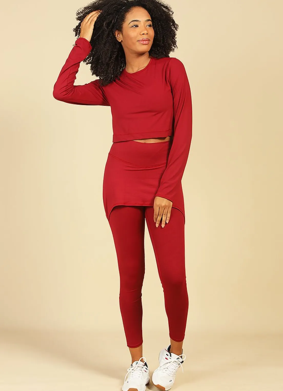 Dona Jo long sleeve shirts>UV Pro Cropped UPF 50+ Imperio