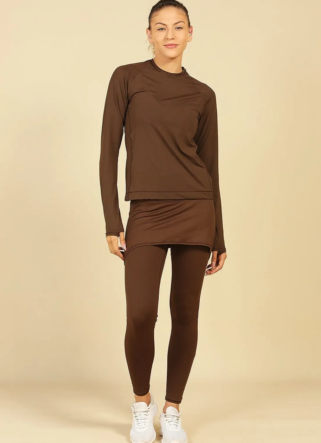 Dona Jo long sleeve shirts>UV Pro Shirt UPF 50+ Cafe Torrado