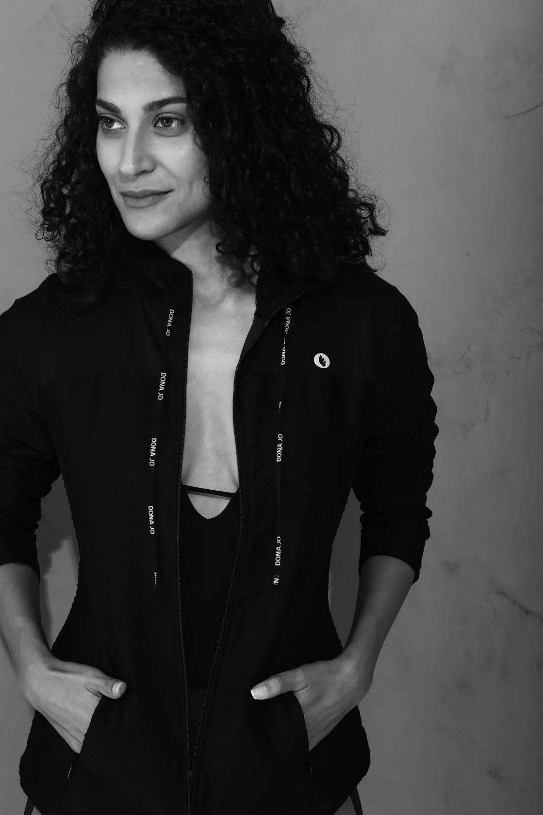 Dona Jo jackets & vests>Wave Jacket Black